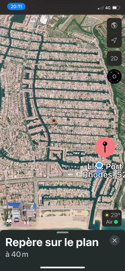 Appartement Apt Port Rhodes B avec 1 chbre vue port privé OU Apt Port Rhodes C avec 2 chbres vue sur canal principal de la marina- à Empuriabrava Extérieur photo